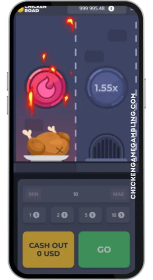 Chicken Road – förlorad runda med grillad kyckling